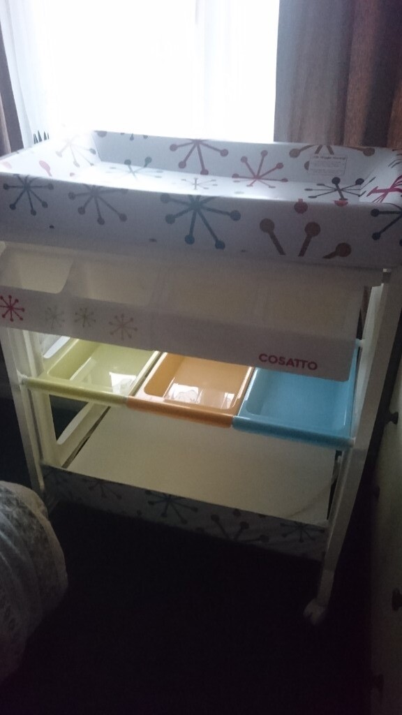 cosatto bath changing unit